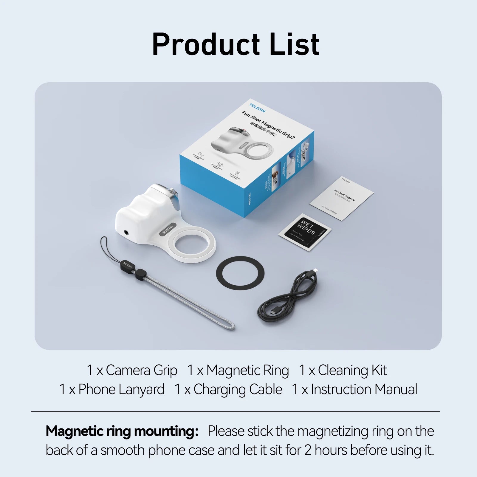 Poignée magnétique téléphone