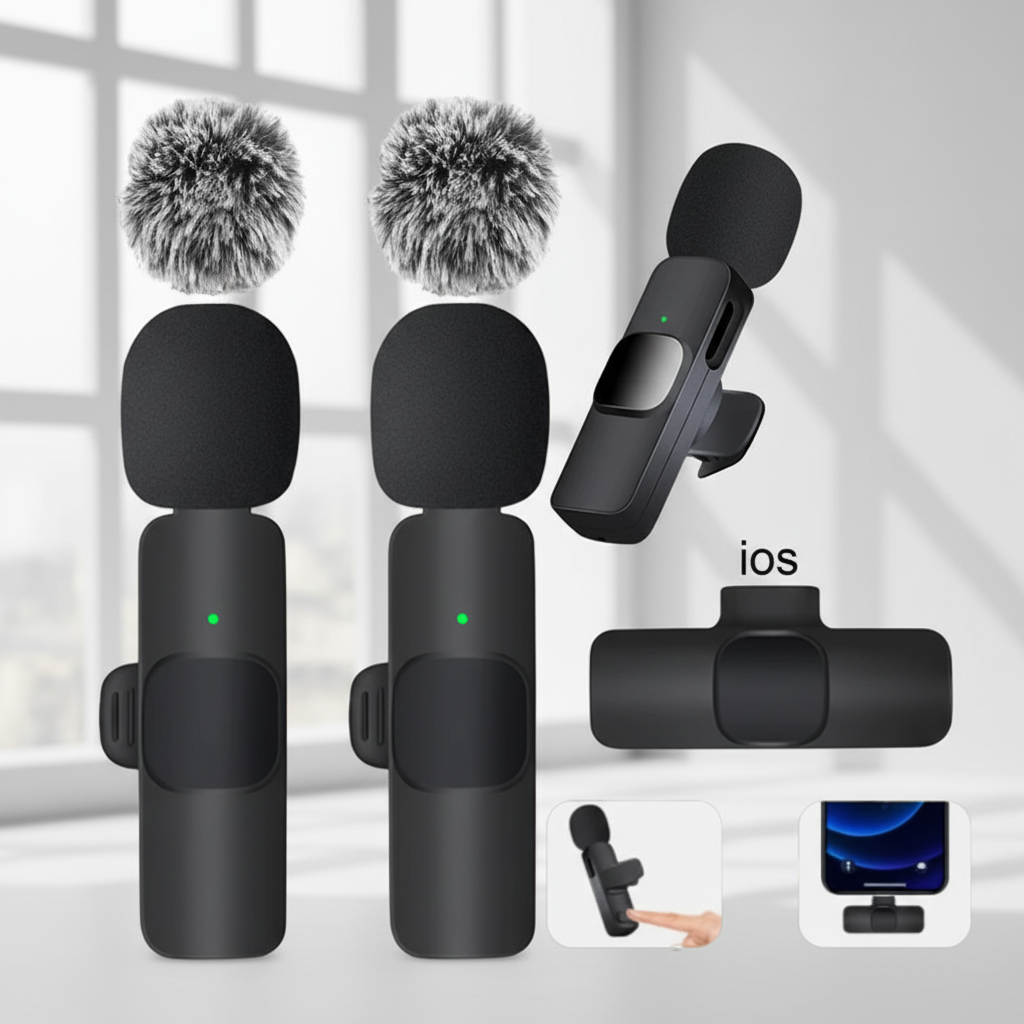 Mini microphone sans fil - style moderne