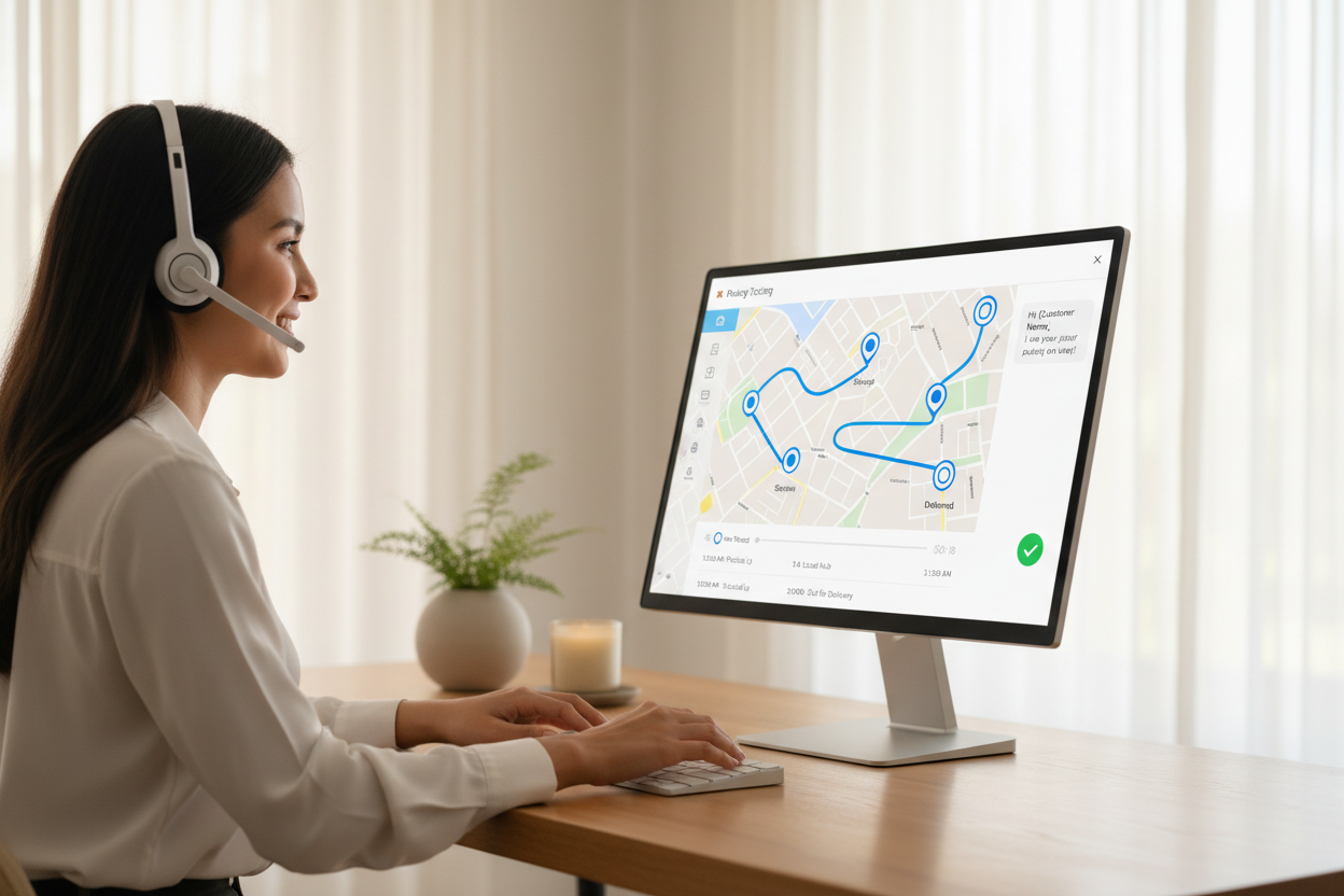 Service client et suivi de colis