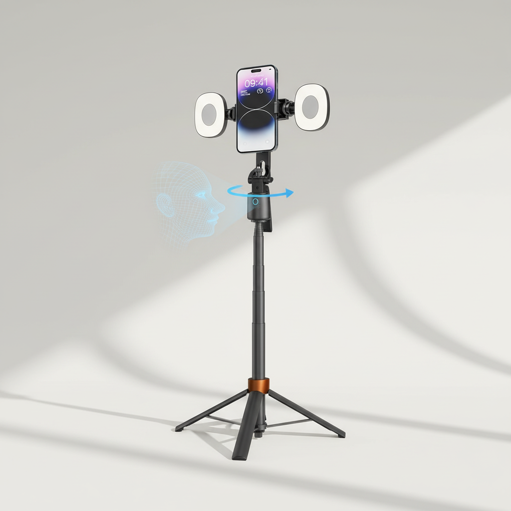 Stabilisateur avec suivi facial - style moderne